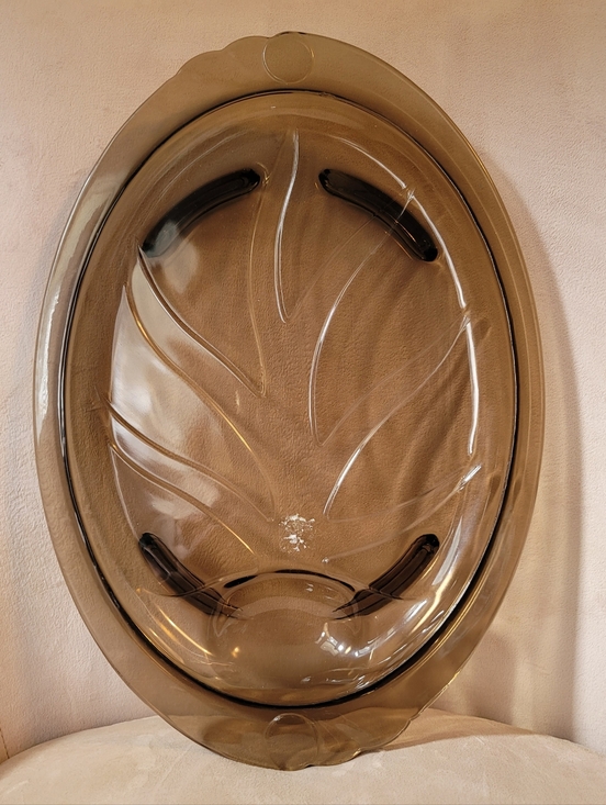 Pyrex Other - PYREX "Tree Of Life" Fireside Brown Oval Serving Platter.